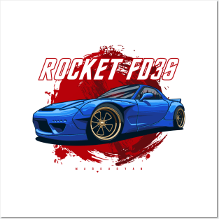 Custom RX7 Posters and Art